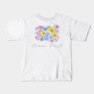 summer flowers arrangement Kids T-Shirt